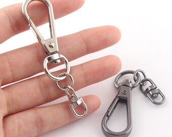 Anhänger Tasche 5 Stück Drehbare Schnappverschlüsse Aus Metall, Karabinerverschluss, Drehbare Trigger-Clips, Karabinerhaken, Taschengurt, Schnalle