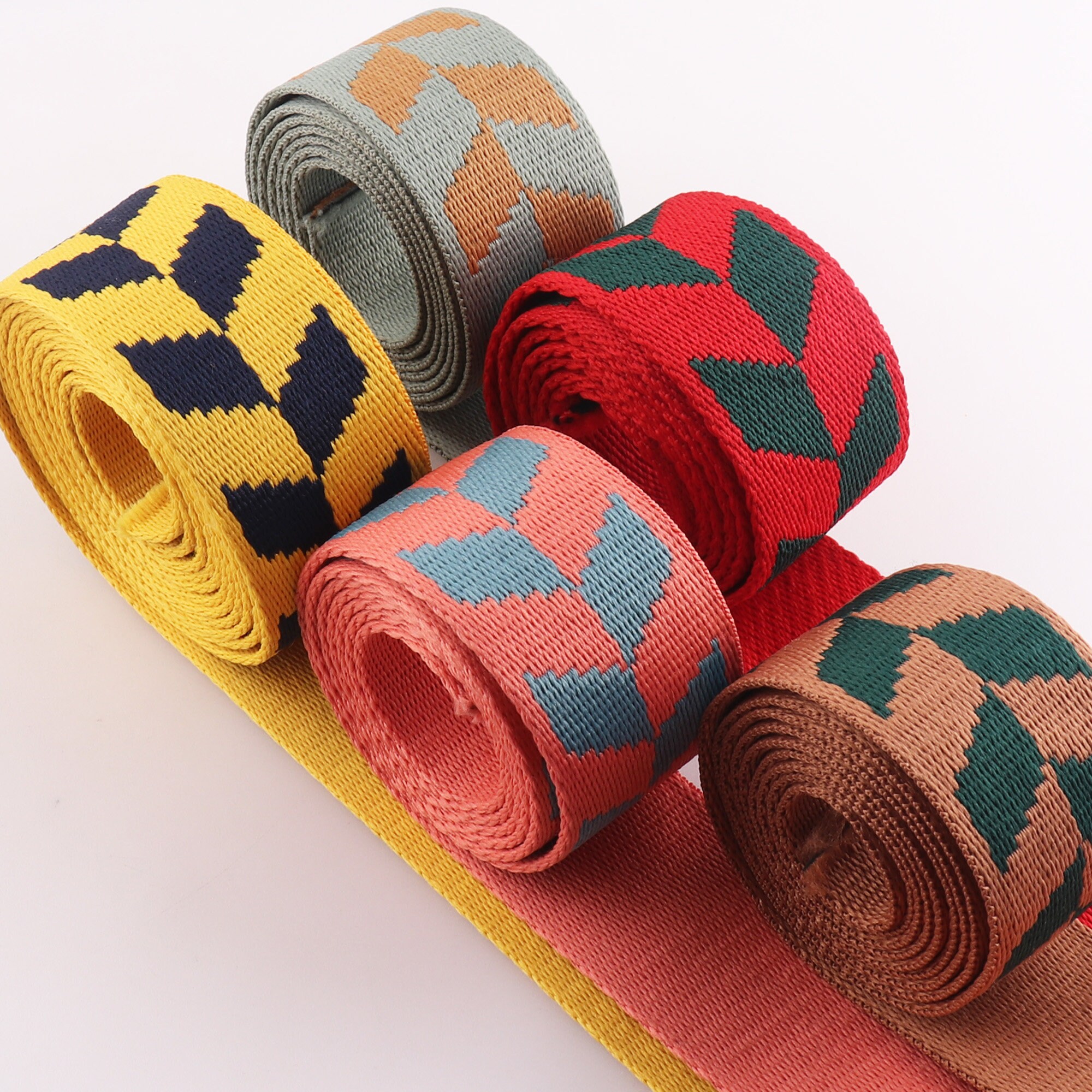 Patterned Nylon Webbing Etsy