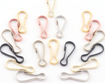 Mini accessory clip, tether hook, DIY craft supplies, craft ropes, key chains, mask hooks, bulk craft supplies,Mask rope clasp Rope buckle