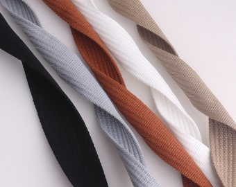 Cotton Webbing Pure color Webbing Belt Strap 38 mm Upholstery Webbing Shoulder Colorful Bag strap Making
