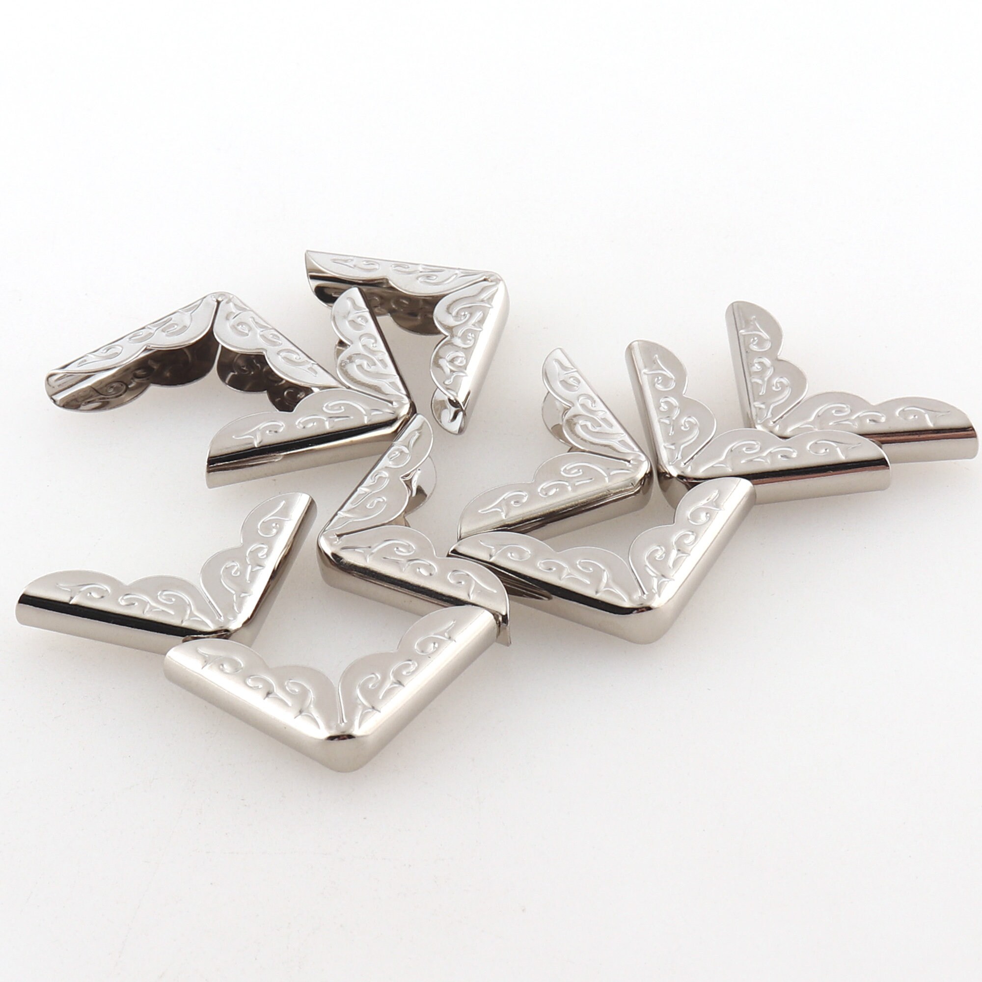 Metal Corner Protector Scrapbook Silver for Books Album Folders Menus ...