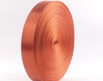 Cinturón de seguridad de nailon de espiga de 38 mm (1,5") de ancho, correa resistente para collar de perro, accesorios de ropa, correas de repuesto para bolsos