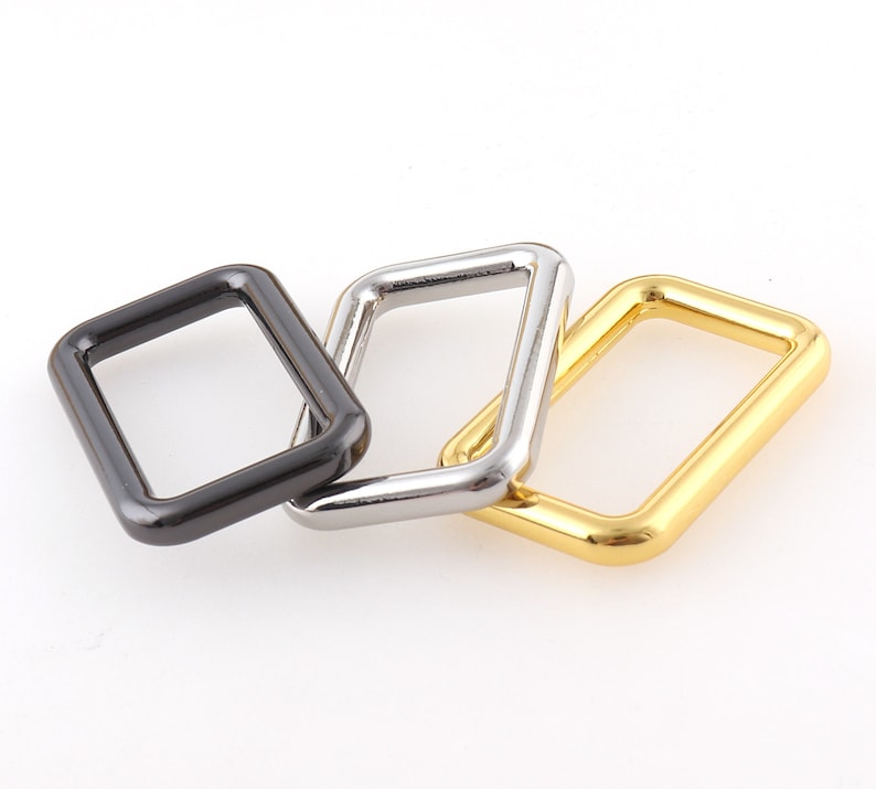 Belt Buckle D ring Alloy Metal Square buckle Gold Silver gun black 30mm for Shoes Bags Garment Buckles DIY Accessory Sewing
