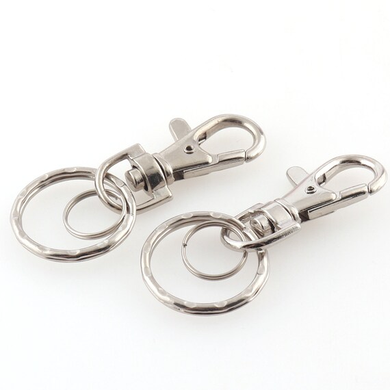 Economical Swivel Hook Keychain With Key Rings Includes Classic Lobster  Swivels and 1 Inch Key Ring Loops Keychain Fobs Key Chains -  Canada