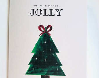 Greeting Card Tis the season to be jolly NEW Funny Christmas Xmas
