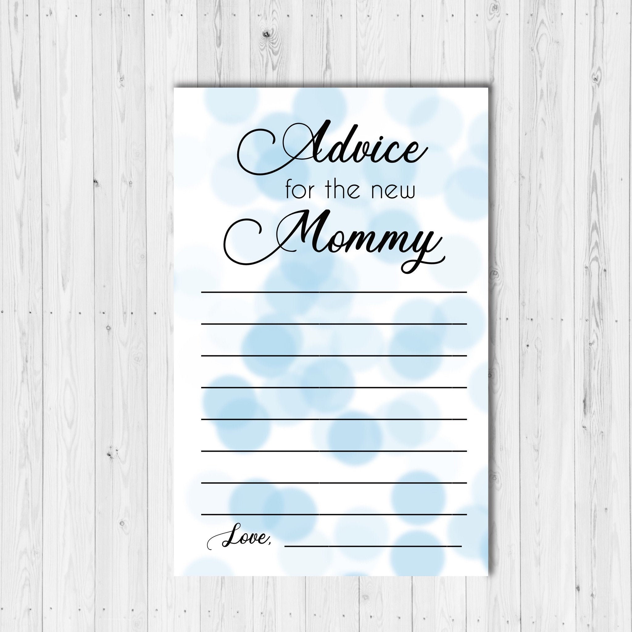 advice-for-the-new-mommy-baby-shower-game-advice-for-moms-etsy-espa-a