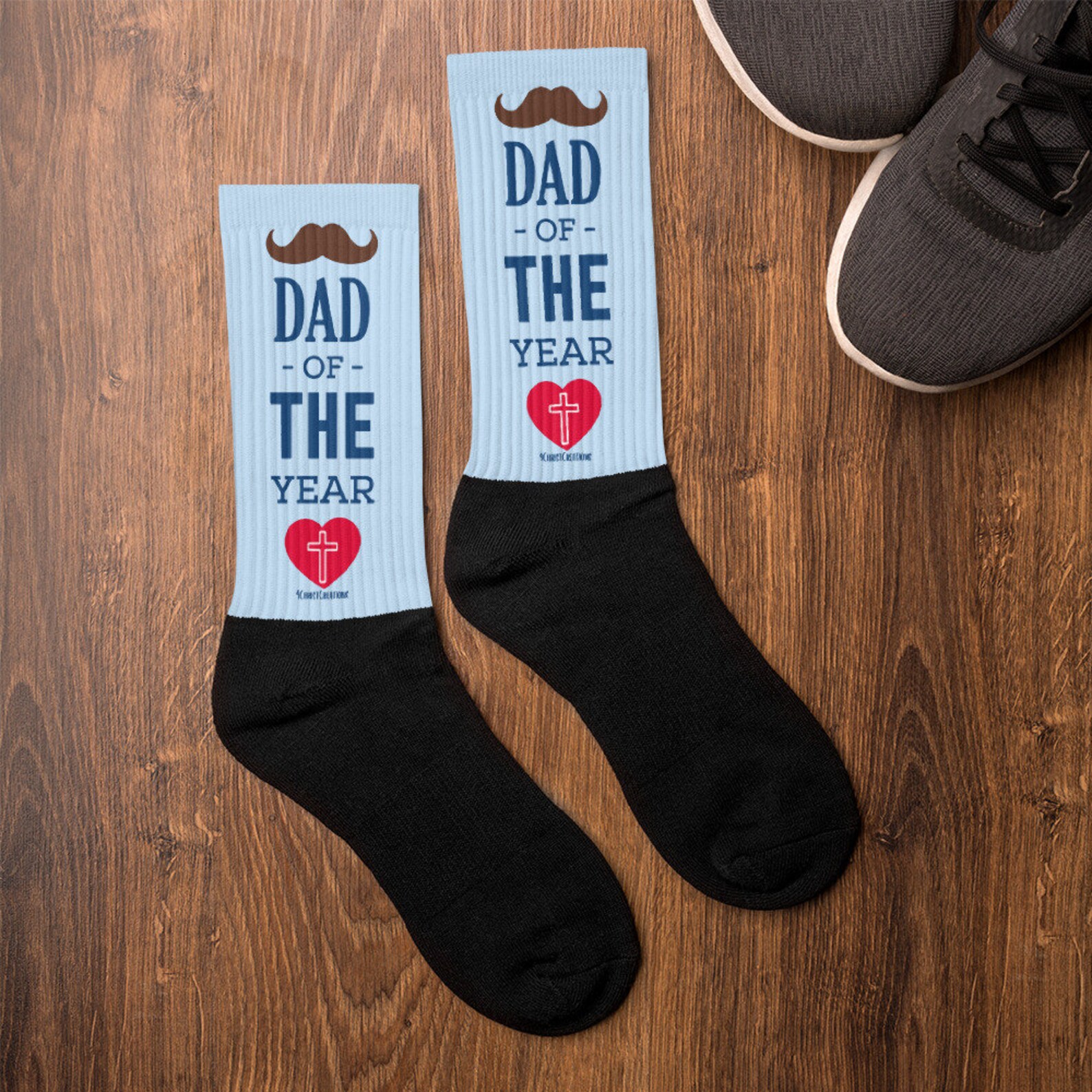 Dad of the year Socks Fathers Day socks Birthday gift Etsy