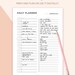 Daily Schedule &amp; to Do List Instant Download, PDF, Printable Hourly ...