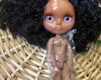 Blythe Doll for Customizing, Blythe Doll Parts, Custom Blythe, Blythe Custom, Blythe, Blythe Dolls, Blythe Doll Kit,  Blythe Dark Skin