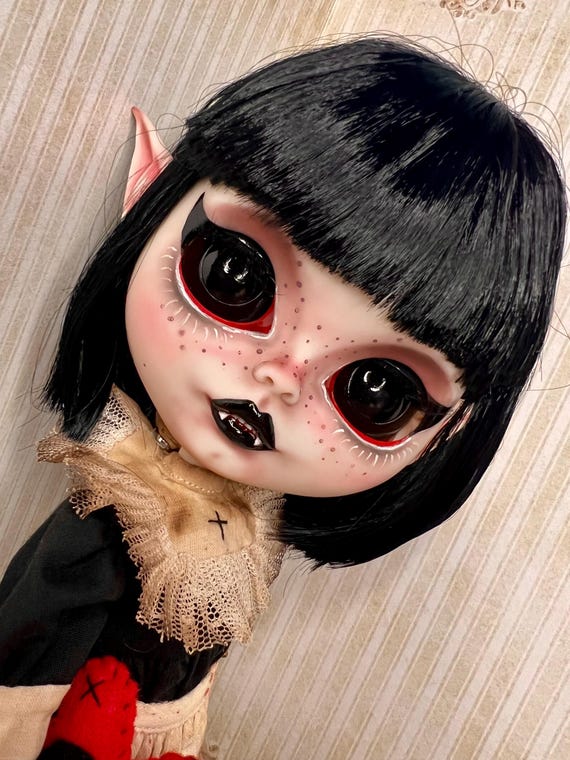 カスタムブライス 海外作家様 ダーク ホラー系 スペシャル 黒魔女 キョンシー カスタムブライス 海外作家様 ダーク ホラー系 スペシャル 黒魔女