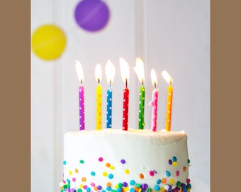 Make your own Funfetti Cake out of a Baking Mix, DIY Cake Box Kit, Rainbow Sprinkles. Send a Personalised Birthday Gift