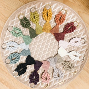 macrame keychain