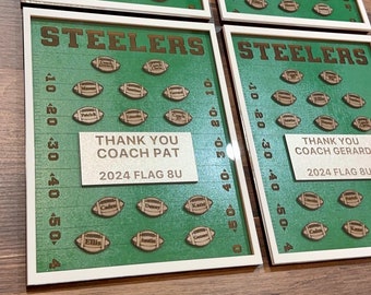 Personalized Football Coach Gift Plaque, Football Team Gifts, Custom Football Gift, Football Homecoming Gifts