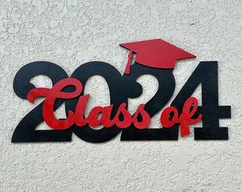 Class of 2026 Personalized Graduation Photo Props, Graduation Cap Wood Sign, Graduation Party Decor, College Graduation Senior Pictures