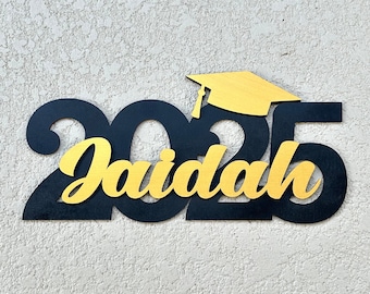 2026 Personalized Graduation Name 2026, Graduation Cap Wood Sign, Graduation Party Decor Centerpiece, College Graduation Senior Pictures