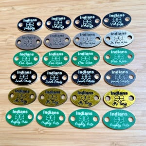 Custom Color Personalized Shoe Charms, Customizable Shoe Charm Cheer Gifts, Varsity Cheer Gifts Shoelace Charm, Pee Wee Cheer, JV Cheer