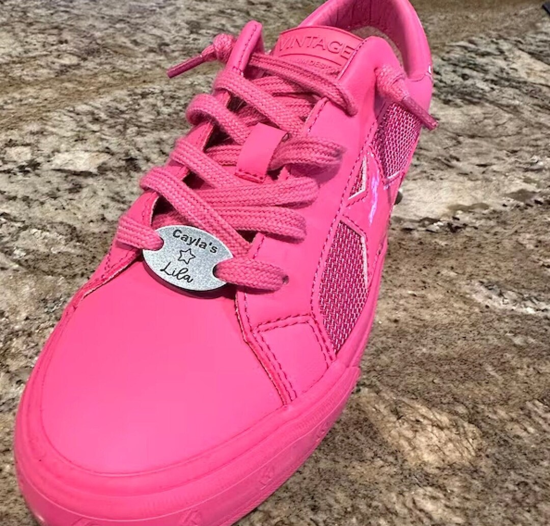 Custom Silver Personalized Cheer Shoe Charms, Customizable Cheer Gifts