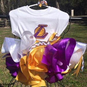 Lakers basketball Baby girl Lakers newborn outfit Lakers baby gift Lakers  girl