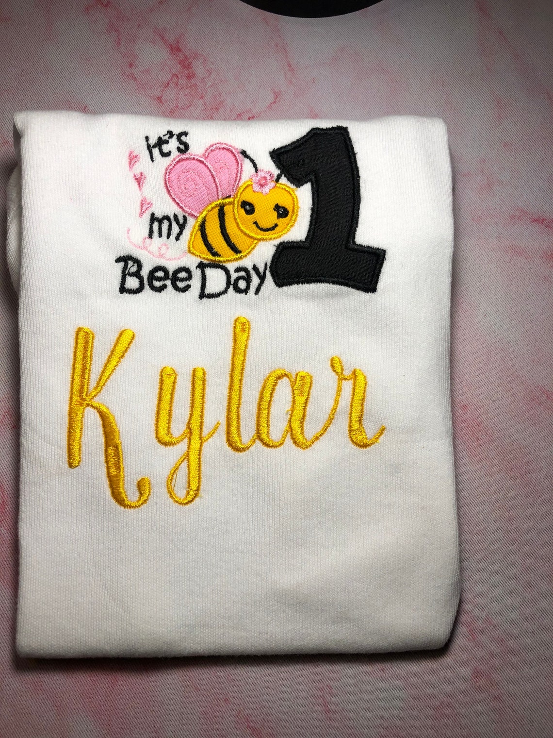 Fast Free Shipping It s My Bee Day 1st First Birthday Tutu Etsy