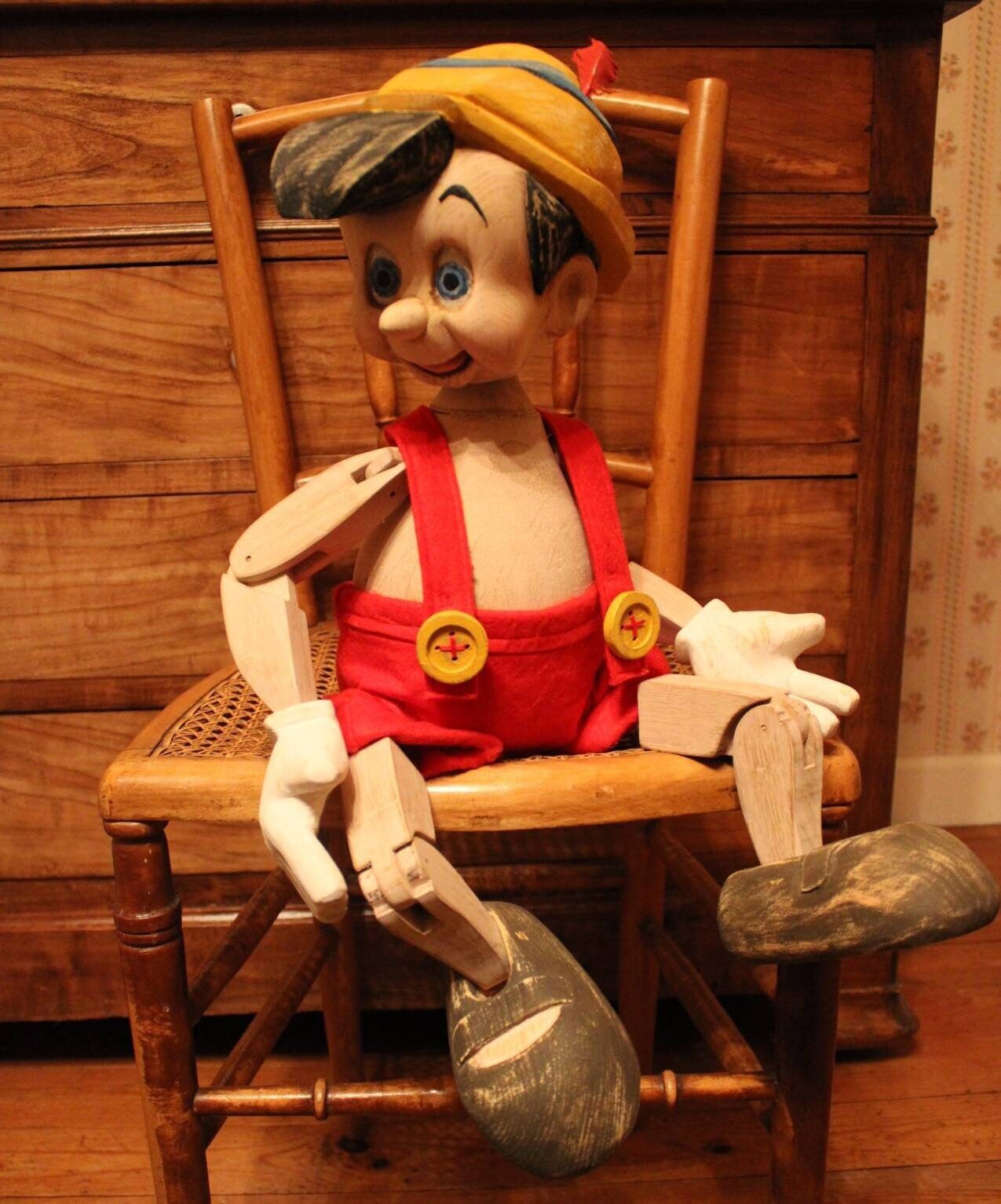 Pinocho Disney en madera Etsy Espa a