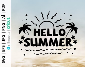 Download Welcome Summer Svg Etsy