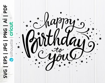 Joyeux Anniversaire Png Etsy
