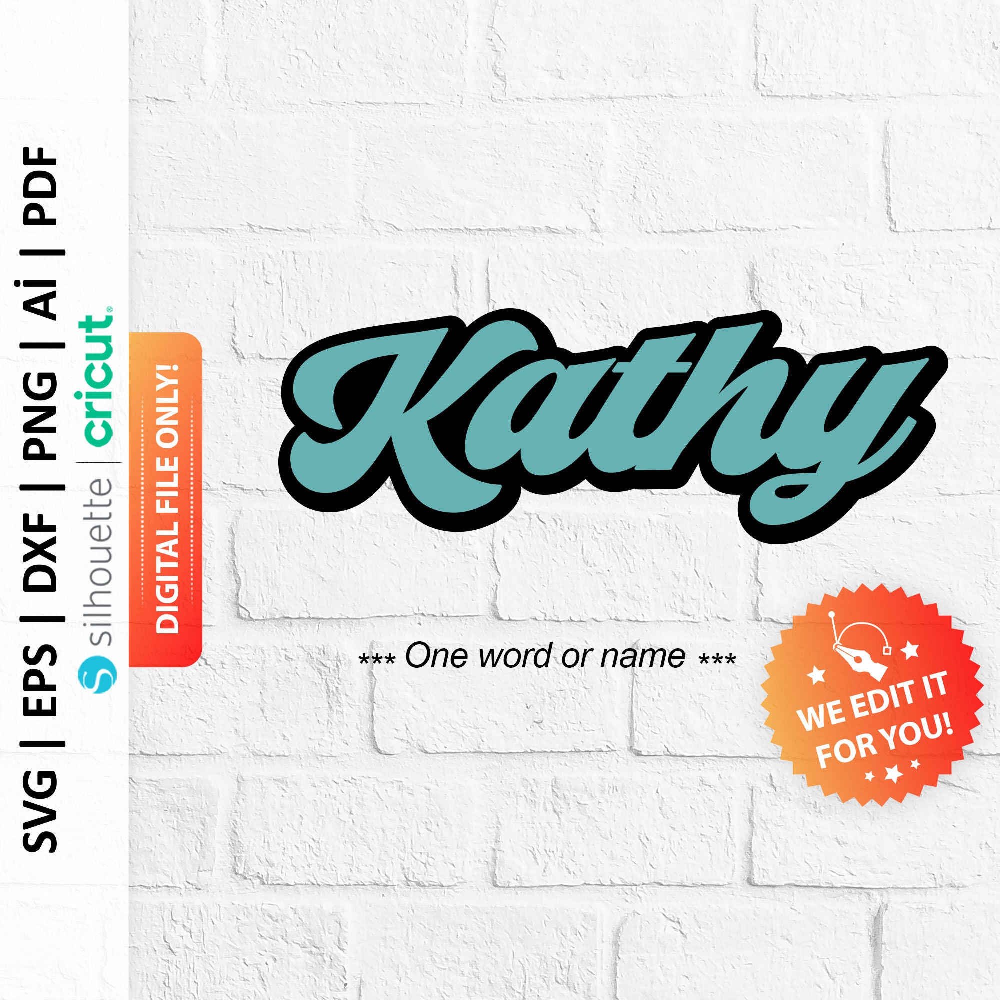 Vector Custom Names Custom Name Svg, Custom Name Png, Personalized Name Svg, First Name ...