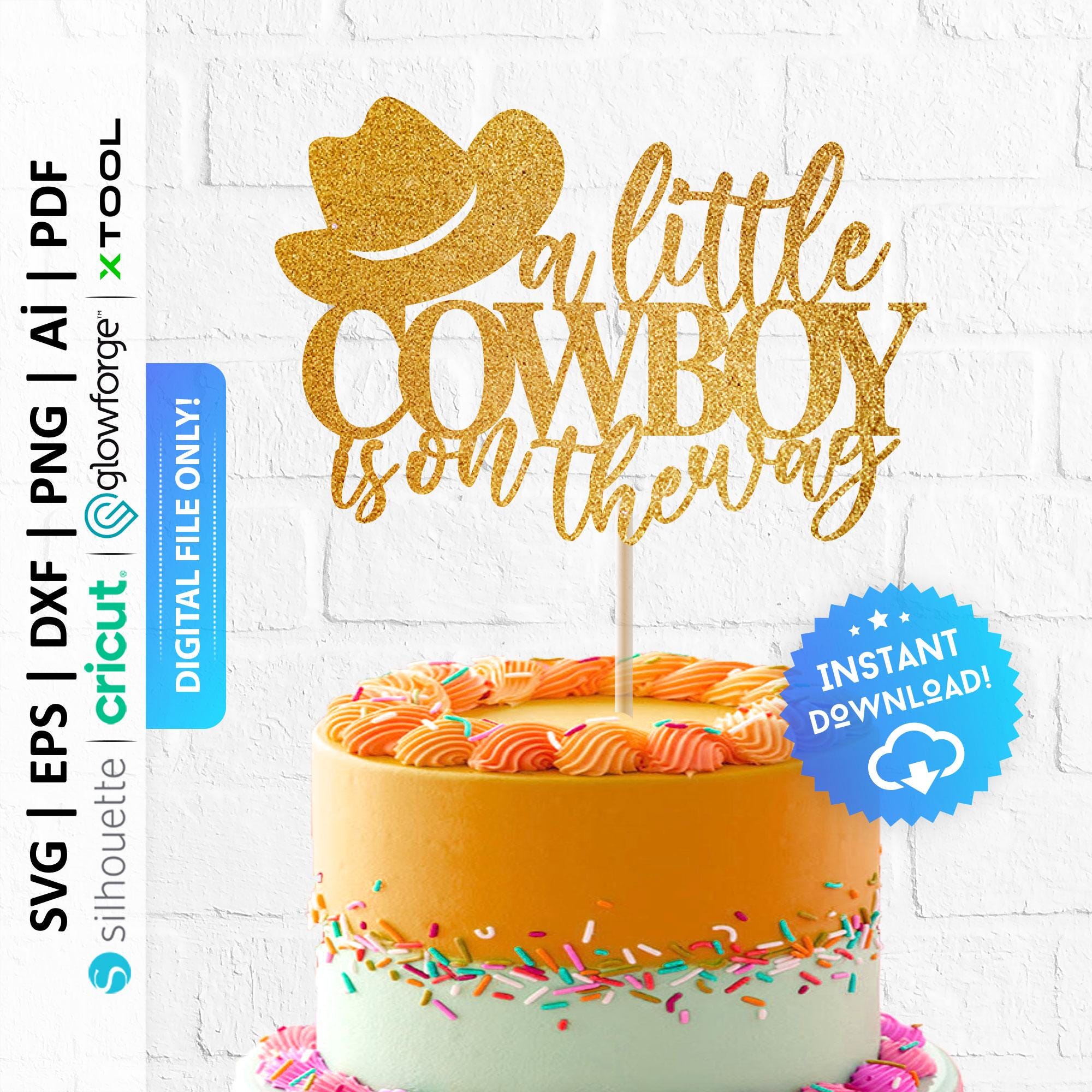 Set Décoration Gâteau Western Cowboy Et Indien - Vintage Années 60 - Occasion