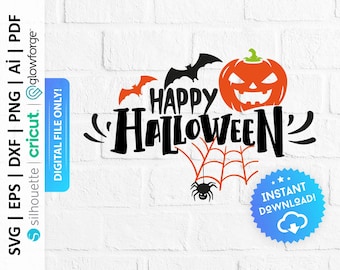 Fröhliches Halloween SVG, Halloween Shirt, Halloween Png, Halloween Zeichen, Herbst Halloween Kürbis, Halloween Dekor - PD0393