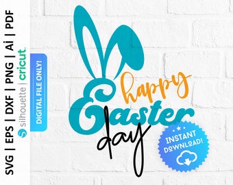 Fröhliche Ostertage SVG, Osterhase Png, Ostern Shirt, Osterhase svg, Fröhliche Ostern Cricut für svg - PD0138