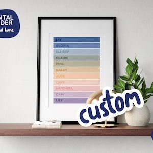 Poster personalizzato in scala colori - Grafica da stampare