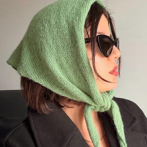 PDF-Anleitung zum Stricken eines Bandanas, glatt rechts gestrickt für Anfänger