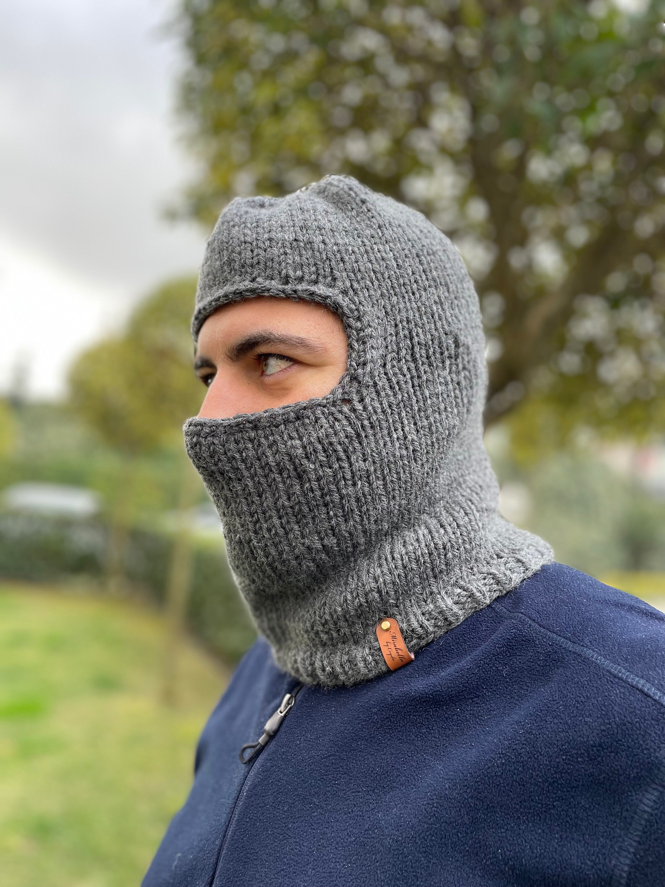 hose nickname visitor mens knitted balaclava Peephole plan Establishment