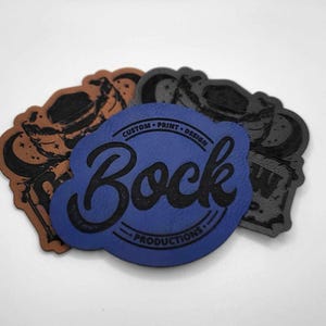 Custom Leatherette Patches with Premium Quality, Logo Patches, DIY Iron-On Hat Patch, Business Logo Hat Patch, Leather Patch, Iron-on Patch