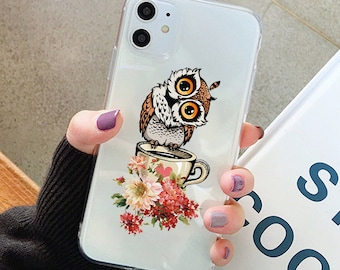 Owls are not what they seem Phone case for iPhone 7 8 SE 11 12 Pro Max Xs Xr 44B