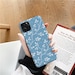 Floral Blue for Samsung s10 s10e plus case Galaxy s9 S8 Samsung a70 cases a50 a40 case Galaxy note s10 10 plus case Samsung a20 case ys051