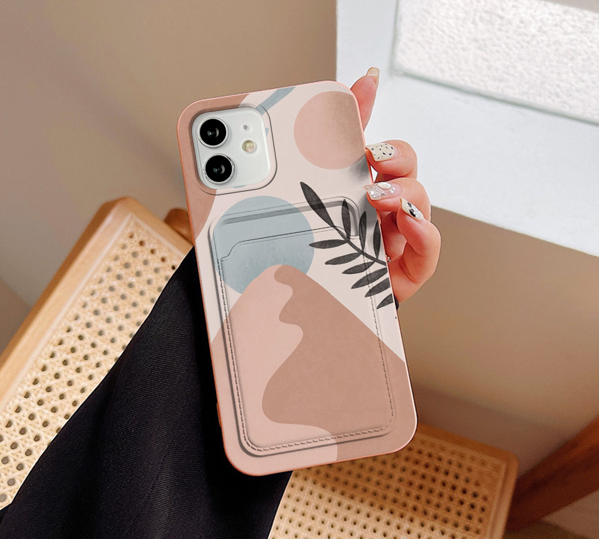 Korean White Heart Makeup Mirror Cute Phone Cases For iPhone 14 Pro Max 13  11 12 14 Plus XS X XR