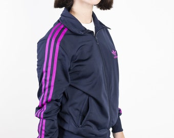 blue and purple adidas jacket