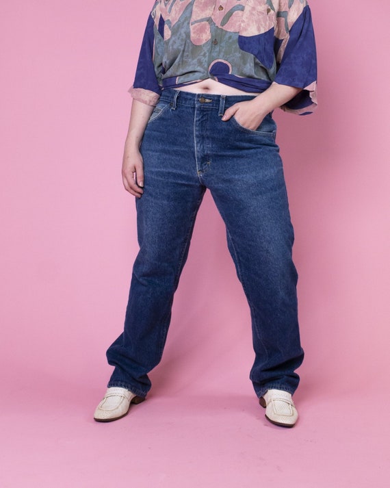 Dark Wash Jeans by Lee Jeans 1990s
