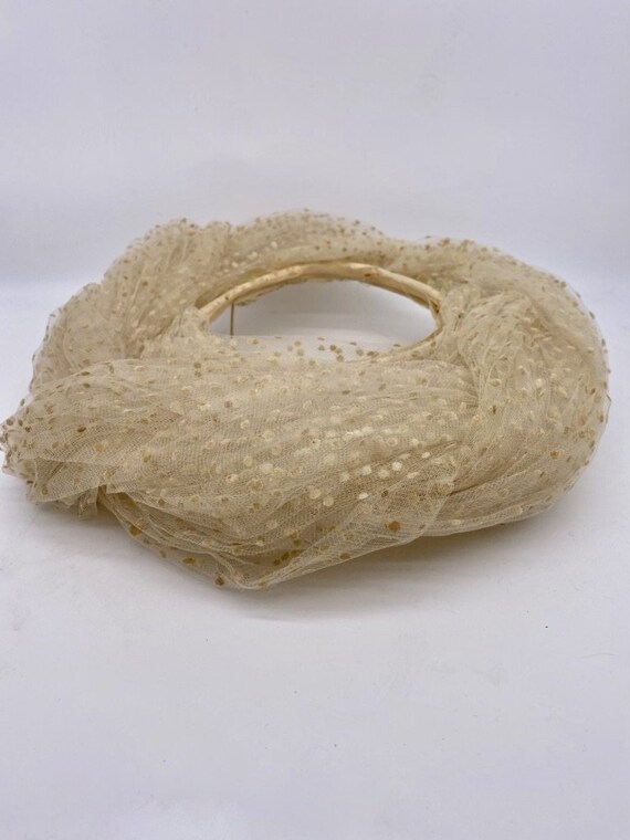 Lace Fascinator 1950s