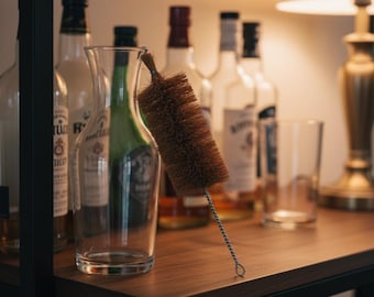Handmade Coconut Fiber Bottle Cleaner – Eco-Friendly Natural Brush for Bottles & Jars
