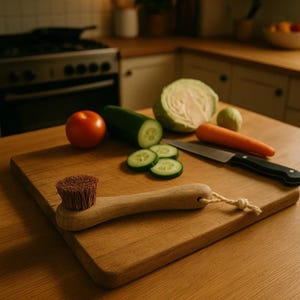 Handgemachte Kokosfaser-Reinigungsbürste - Umweltfreundlicher natürlicher Wäscher für den Hausgebrauch