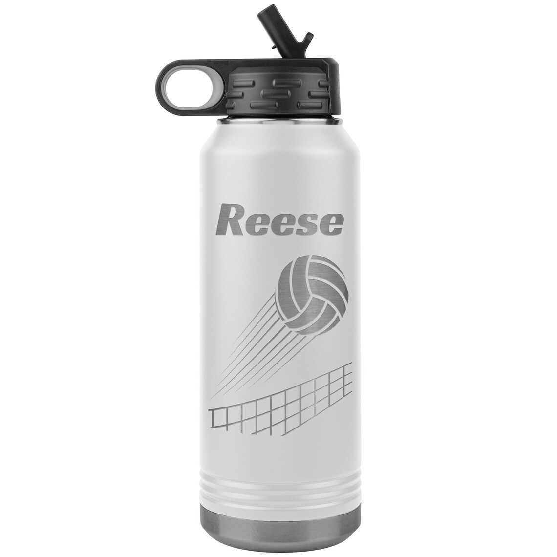 Personalized Volleyball Water Bottle Etsy
