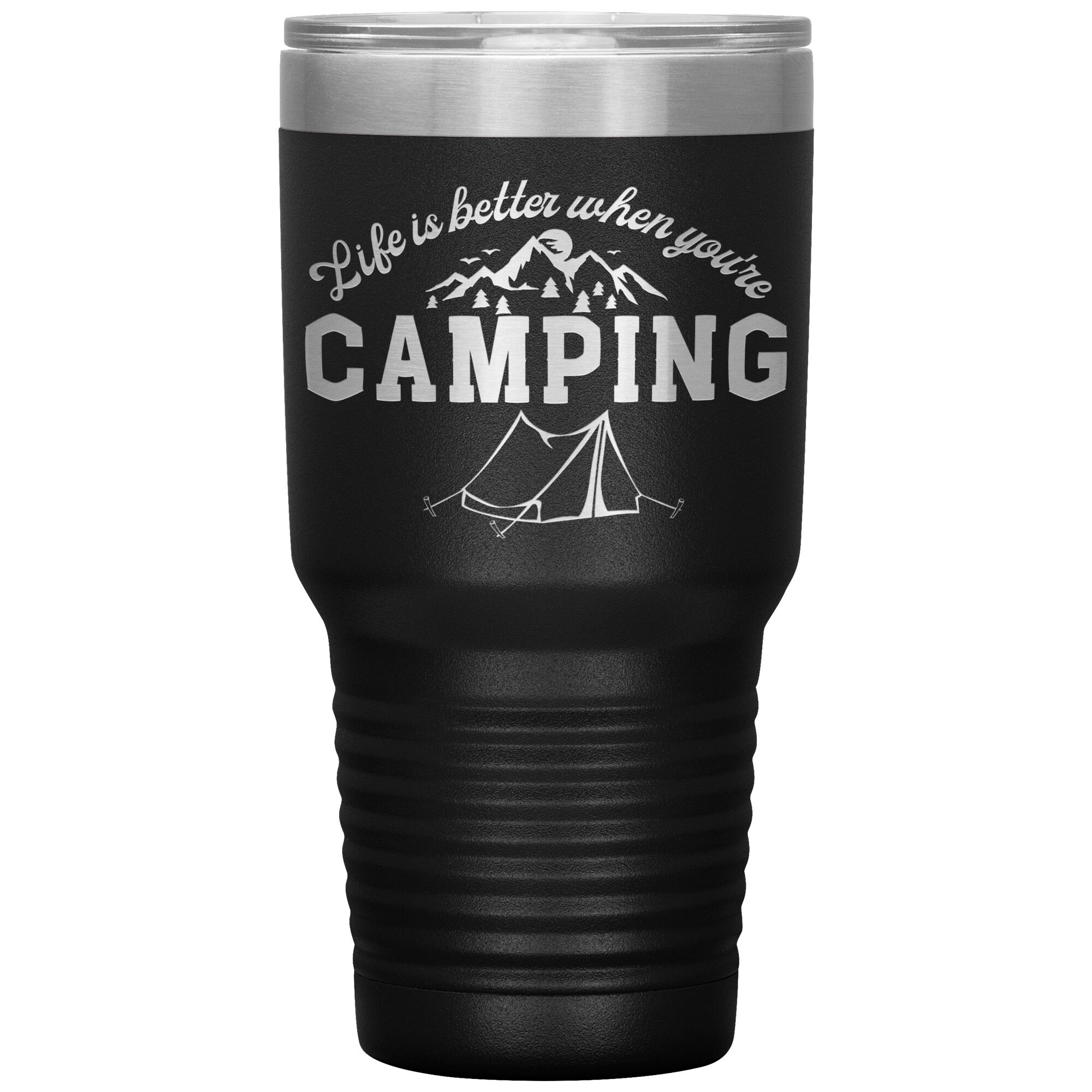 Camping Travel Mug Etsy