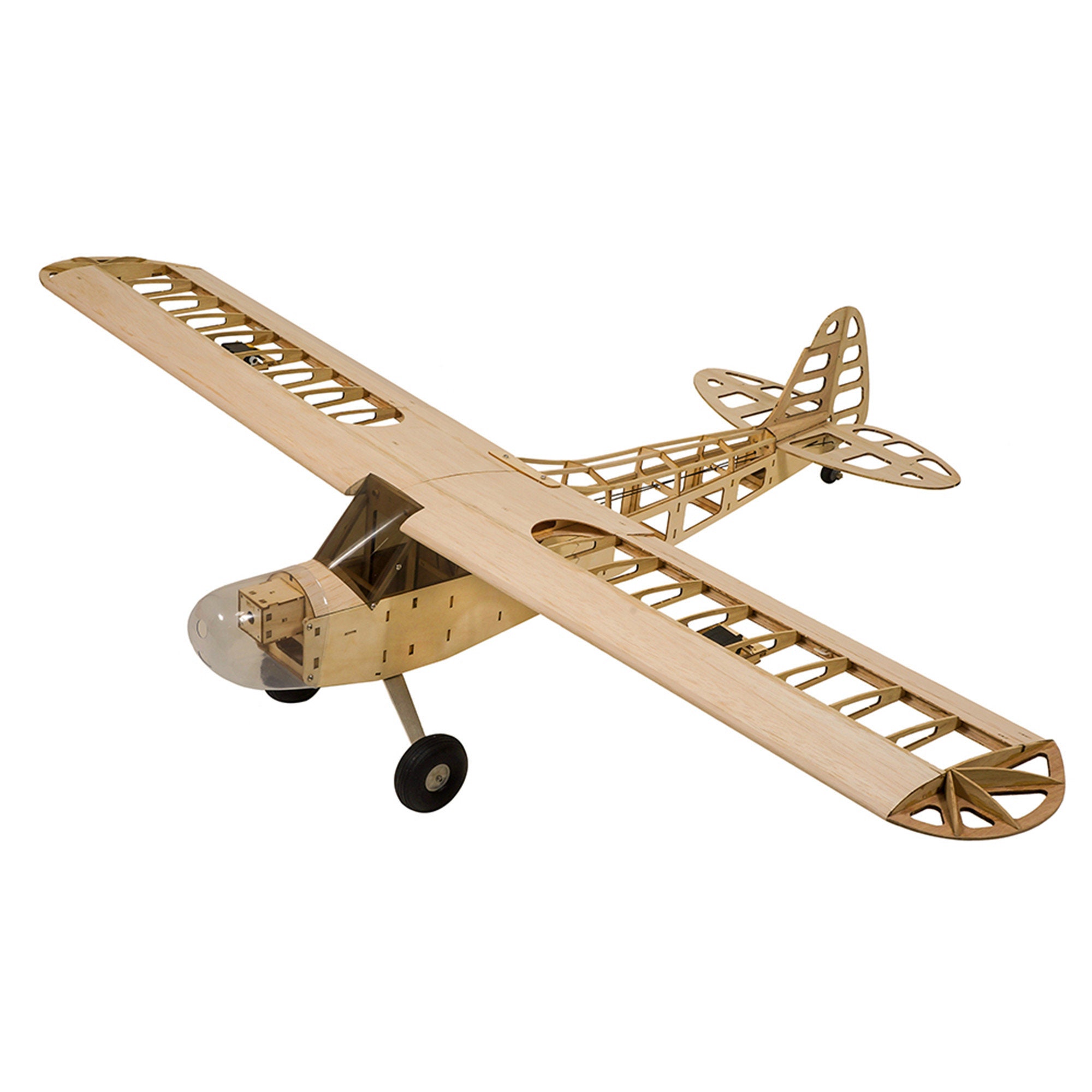 New Version Balsa Wood Airplane Model J3 1180mm Wingspan Balsa