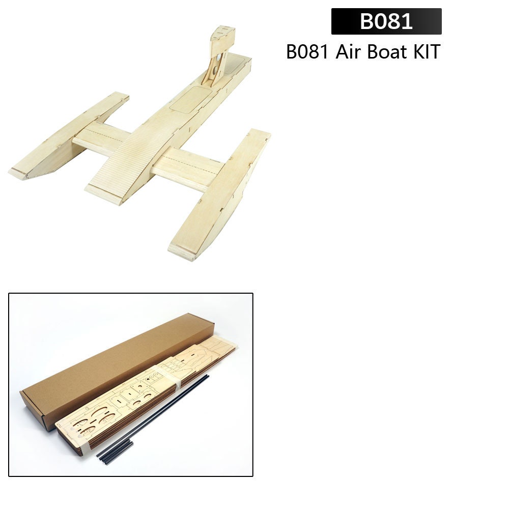 Wood Electric 25626mm RC Airboat Air Boat Speed Racing Boat Radio