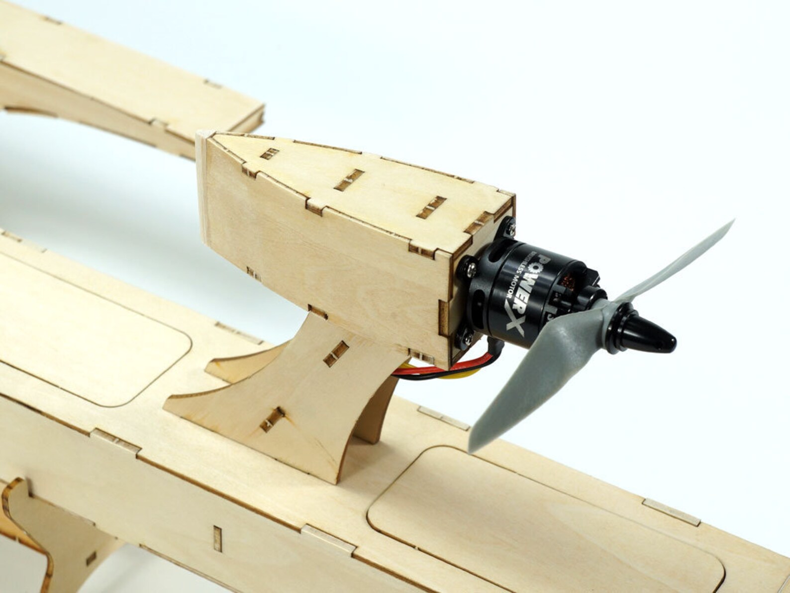 Wood Electric 25626mm RC Airboat Air Boat Speed Racing Boat Radio