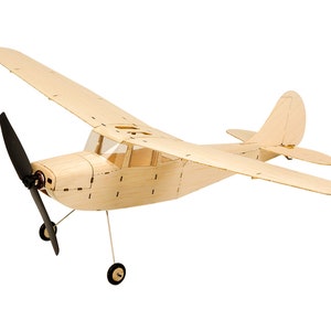 K12 Dancing Wings Hobby Cessna L19 445mm Wingspan Micro RC Balsa Wood ...