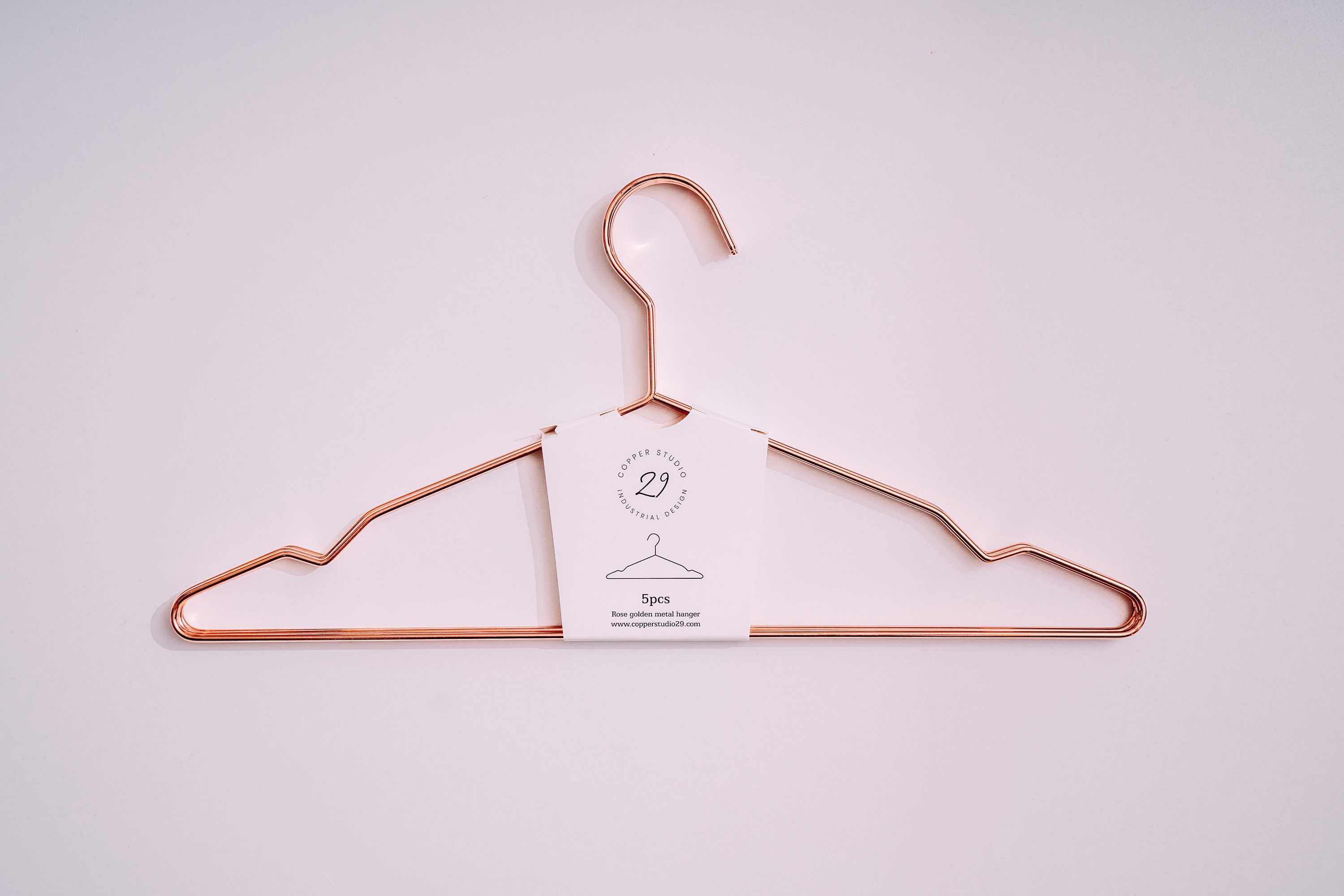 Set of 5 Copper Clothes Hangers Copper Wire Hangers Wire Etsy