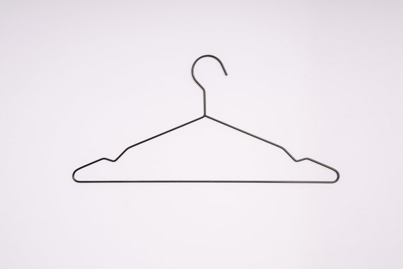 Wire Coat Hangers Set of 5/10/20 Black Clothes Hangers Metal Wire Hangers 